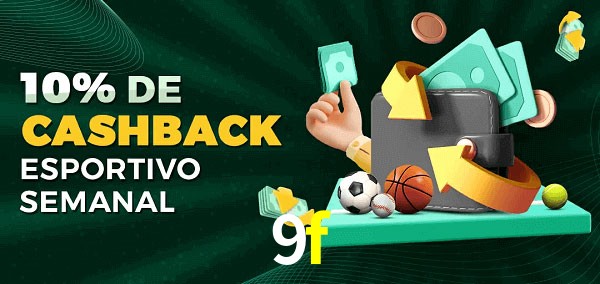 10% de bônus de cashback na 9f