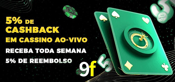 Promoções do cassino ao Vivo 9f